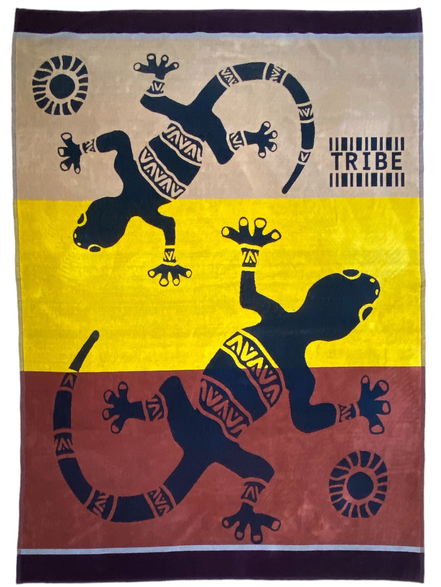 2-persoons strandlaken Tribalno