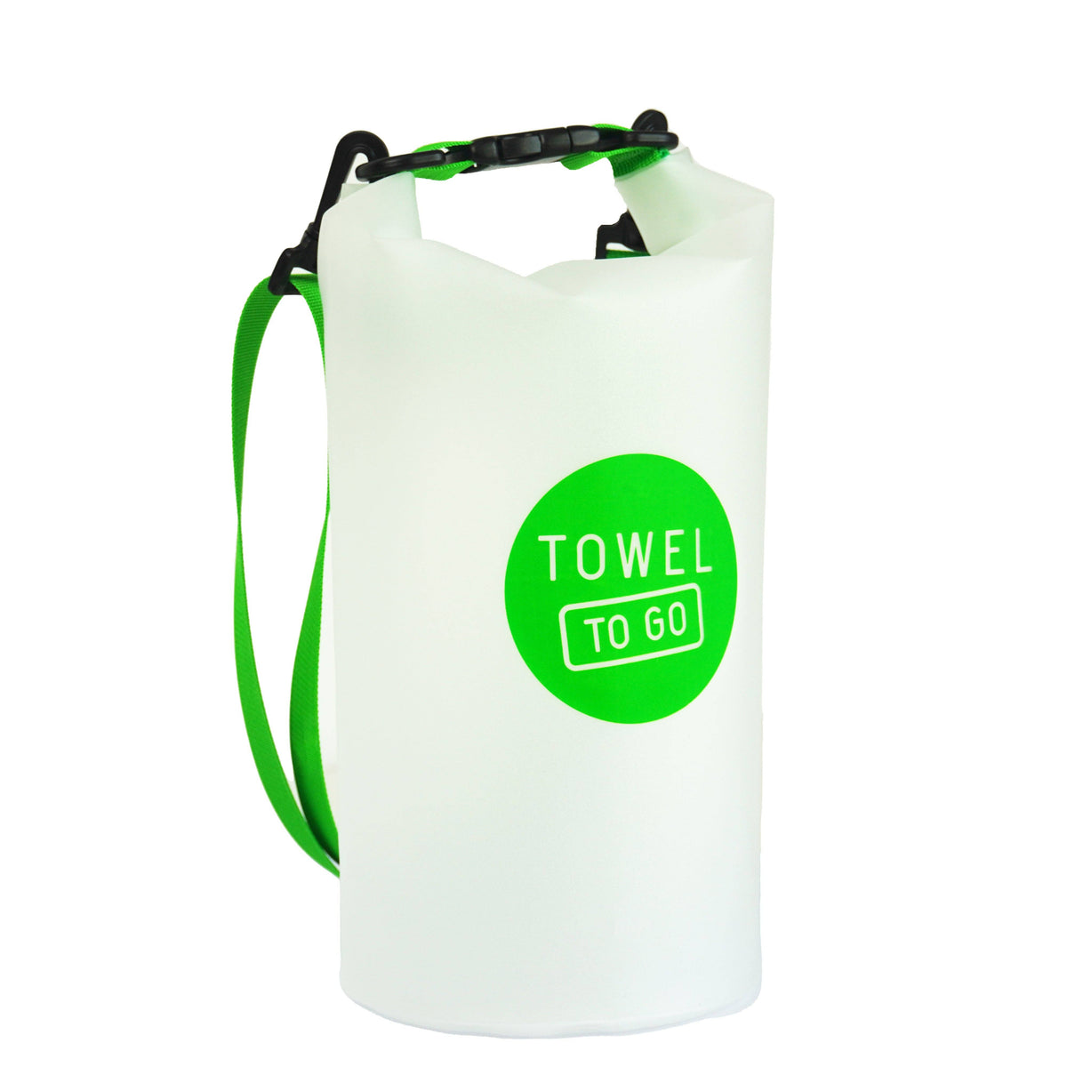 Roll N Go waterdichte transparante droogtas, oranje (5 liter)