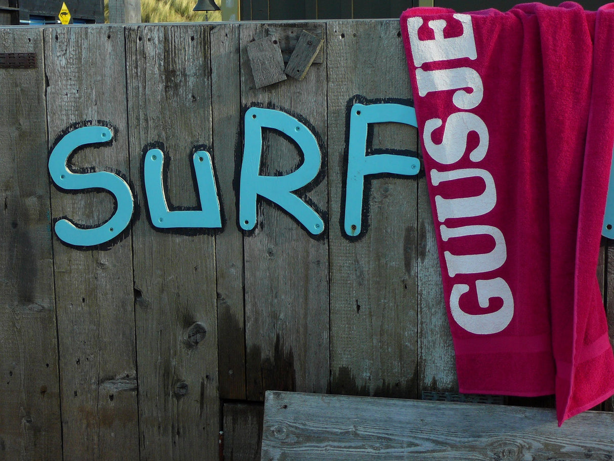 Badlaken met XXL print