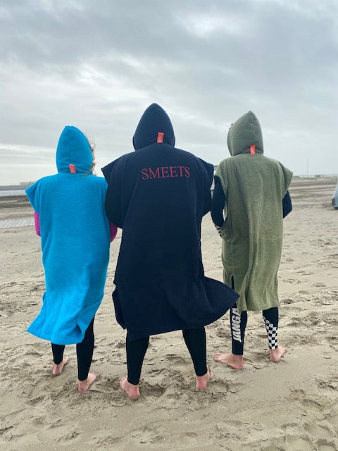 Badstof surfponcho dames & heren