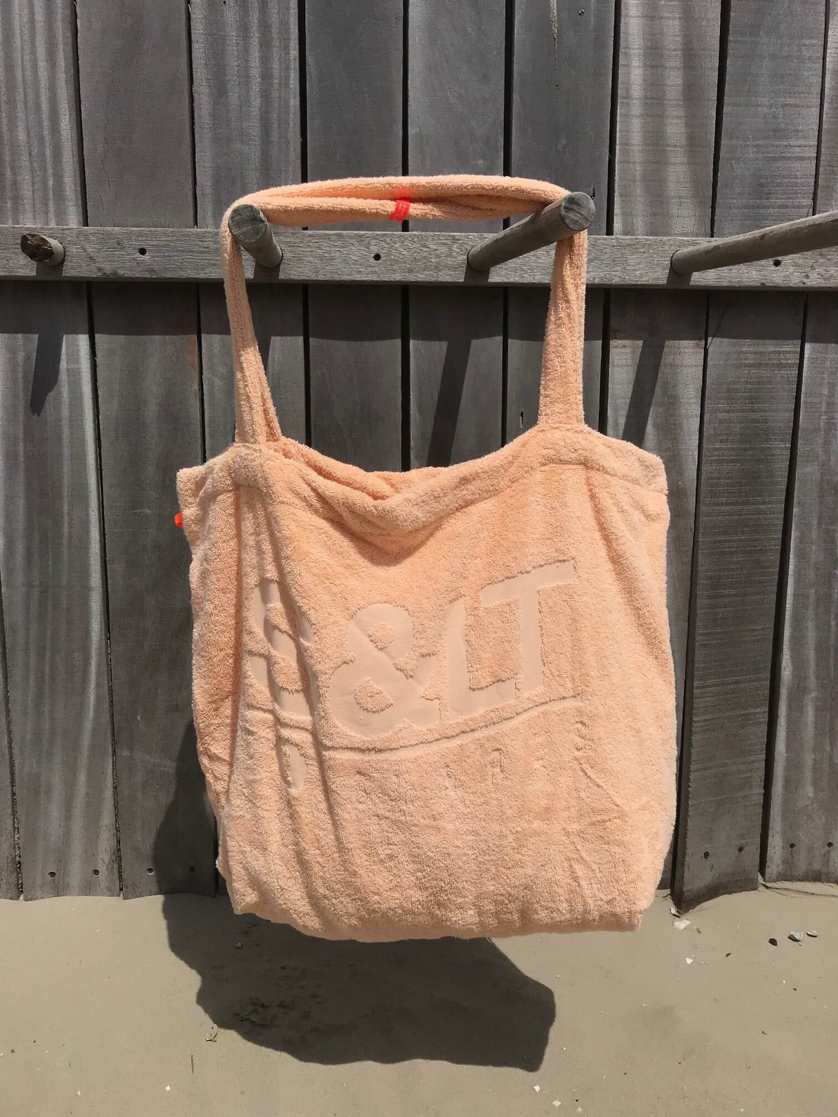 Badstof strandtas S<