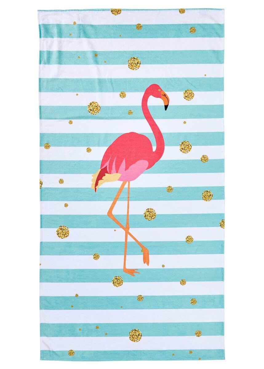 Flamingo strandlaken