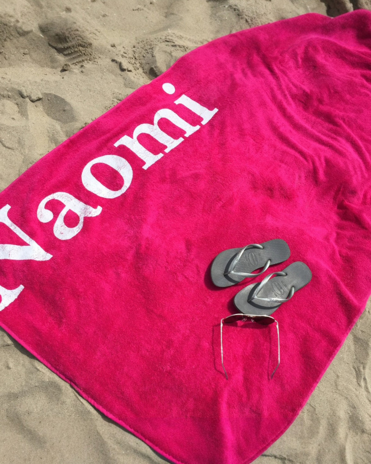 Strandlaken met print