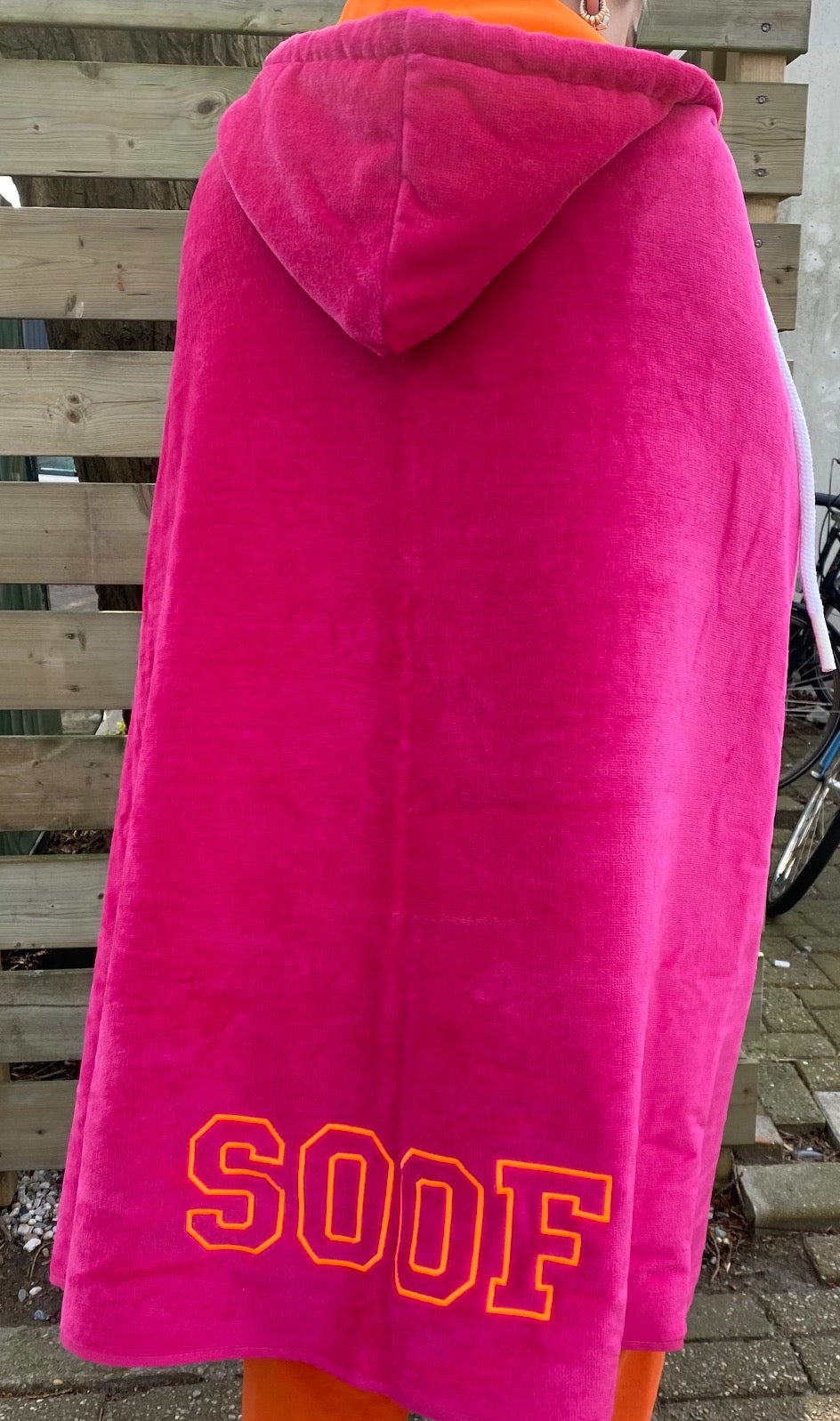 Strandlaken Hoody borduren