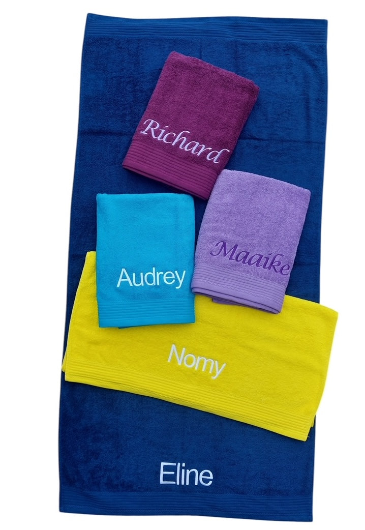 Handdoek borduren 50x100