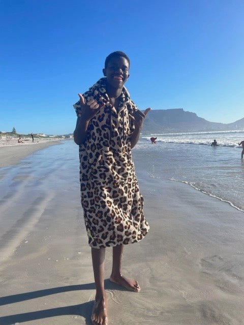 Badstof surfponcho kids