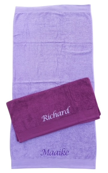 Handdoek borduren 50x100