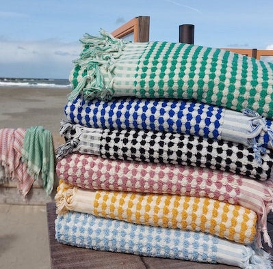 Grote badstof handdoek Pom