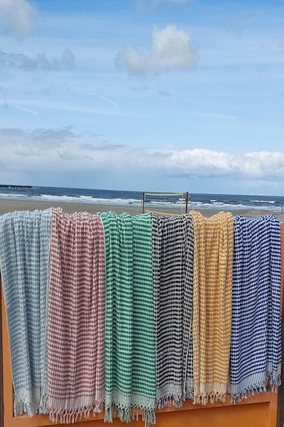 Grote badstof handdoek Pom