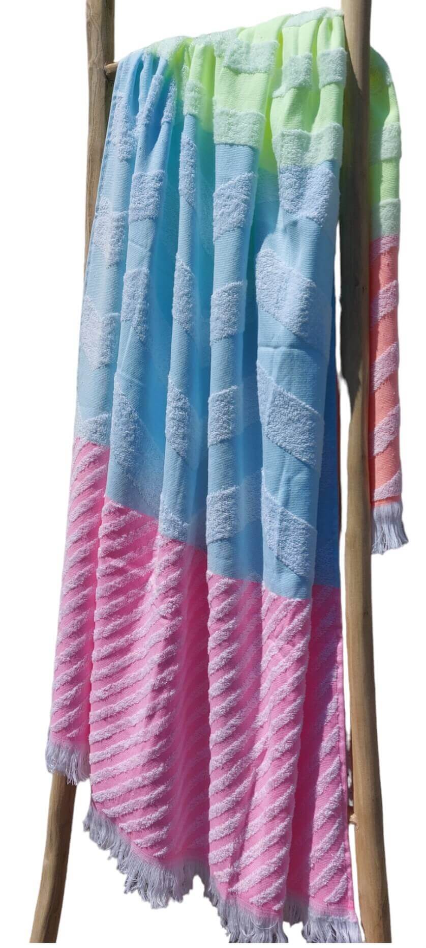 Badstof hamamdoek Neon