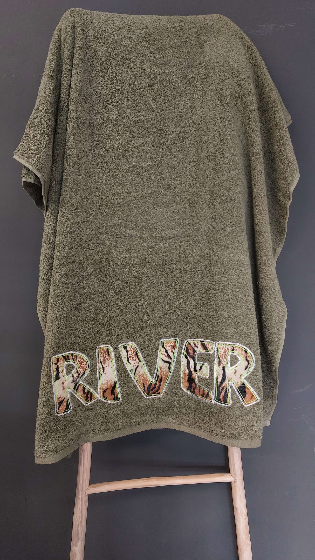 Strandlaken met dierenprint