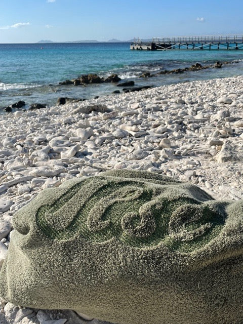 S< strandtas met naam