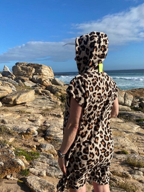 Kinder surfponcho Panter