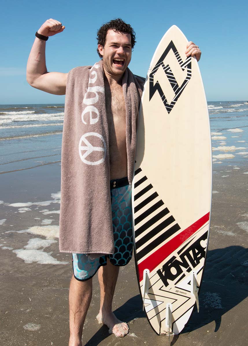 Strandlaken met print