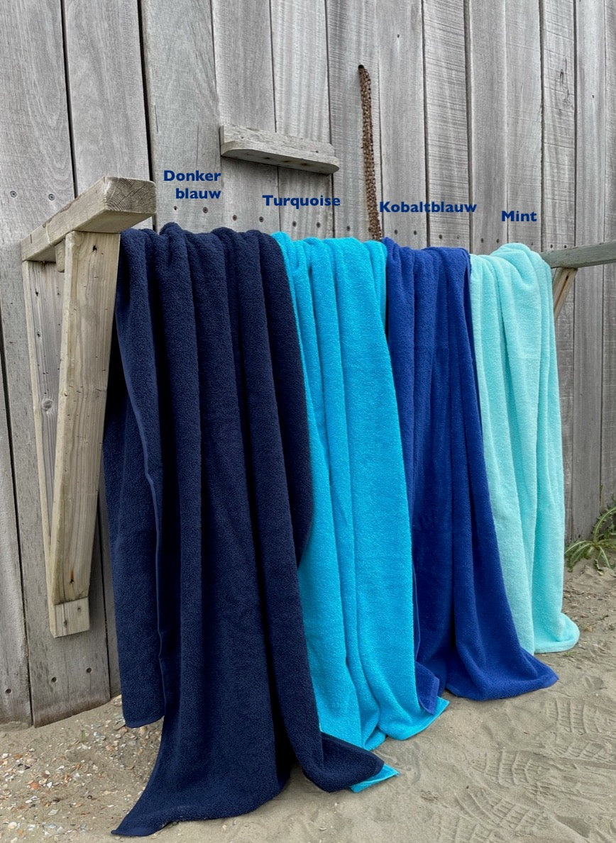 Luxe strandlaken turquoise