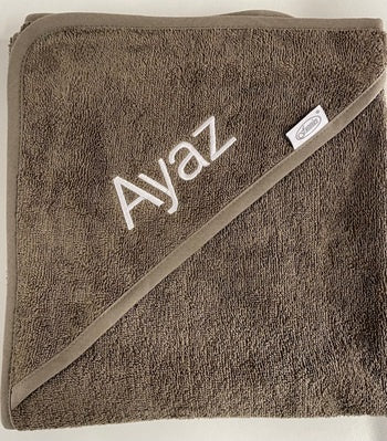 Baby badstof cape met naam