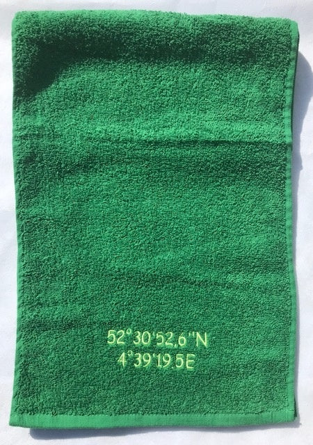 Sporthanddoek borduren 30x140