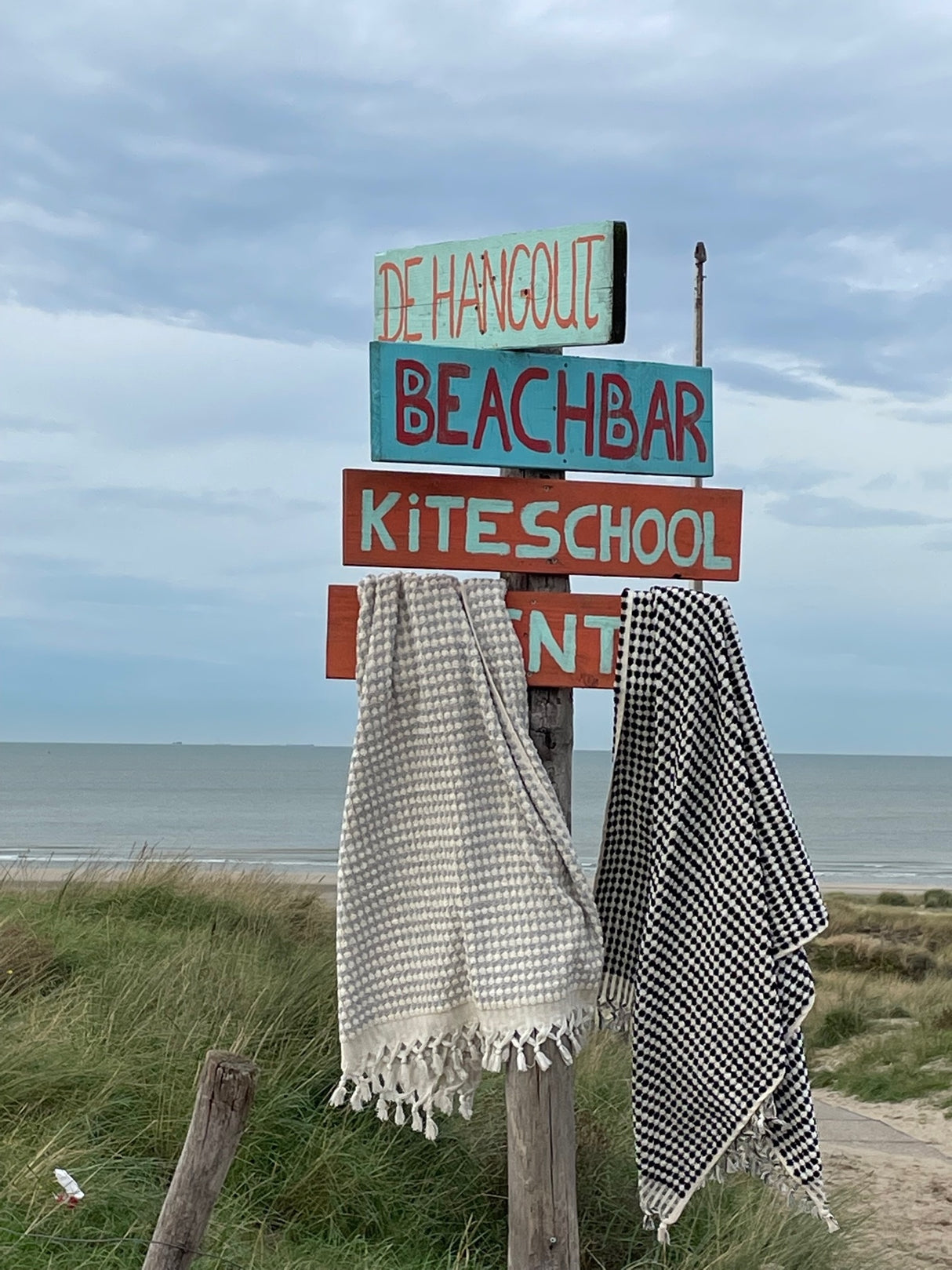 Grote badstof handdoek Pom