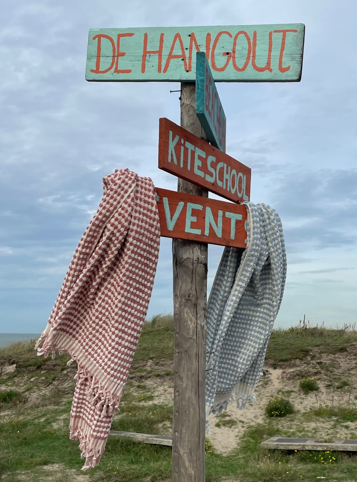 Grote badstof handdoek Pom