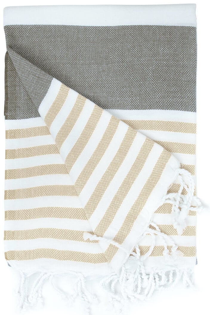 Gestreepte hamamdoek