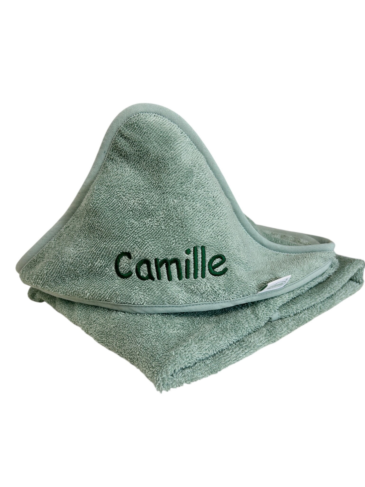 Baby badstof cape met naam