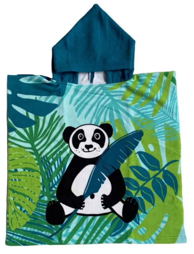 Kinderponcho Panda