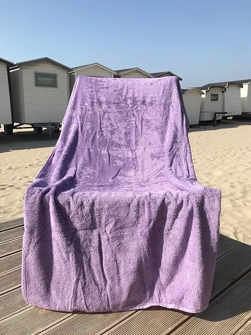 Luxe strandlaken lila
