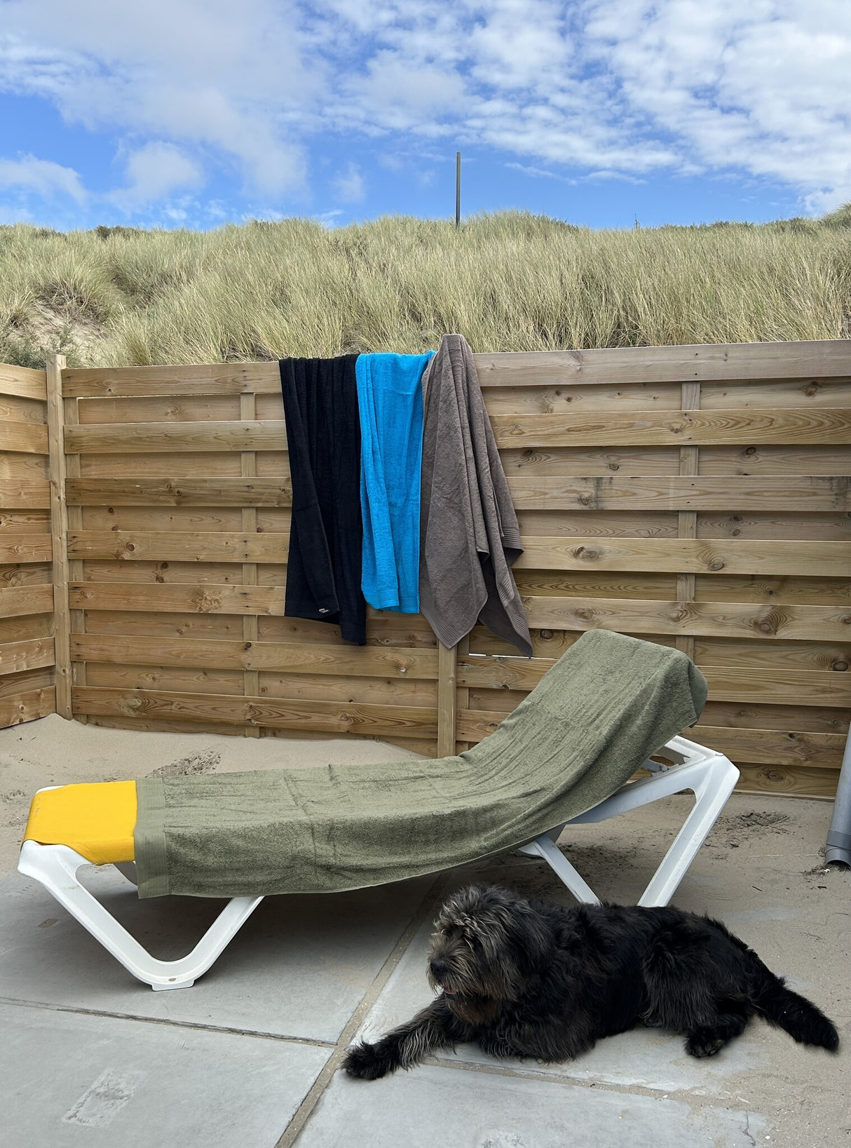 Olijfgroen strandlaken