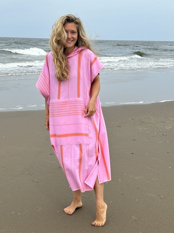 Ottomania surfponcho roze