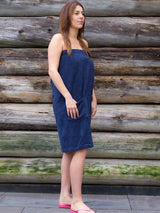 Saunakilt dames met klittenband