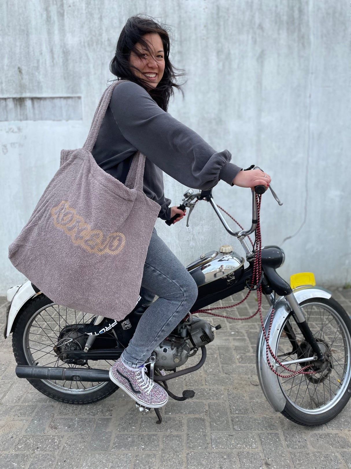 S< strandtas met naam