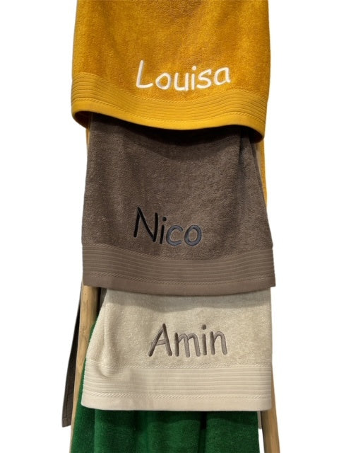 Badlaken borduren 70x140