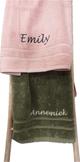 Hotel handdoeken met borduring