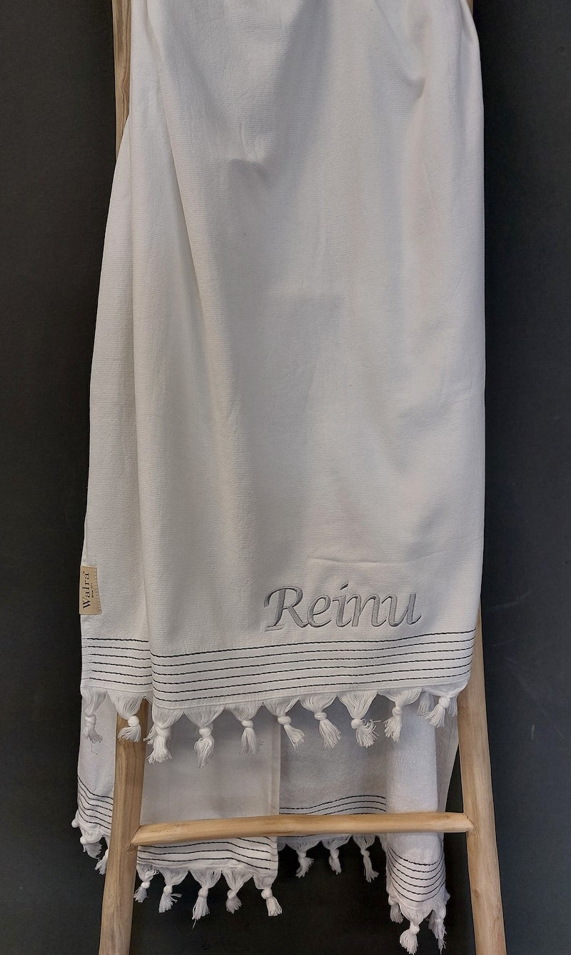 Walra hamam handdoek borduren