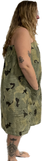 XXL Sauna-Kilt Camouflage Damen