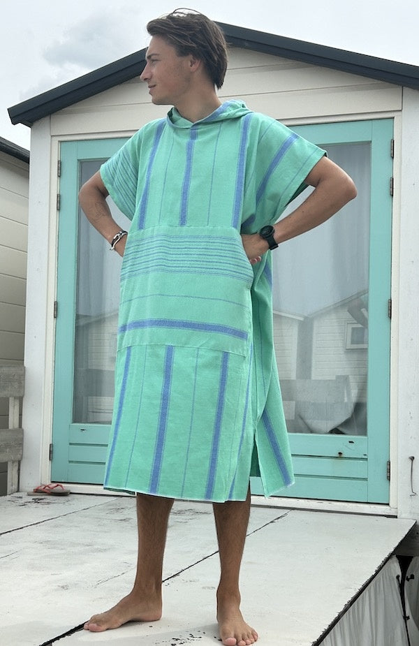 Ottomania surfponcho jadegroen