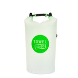 Roll N Go waterdichte transparante droogtas, oranje (5 liter)