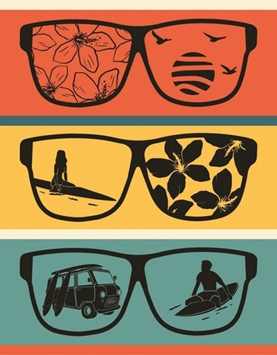 2-persoons strandlaken Mondrago