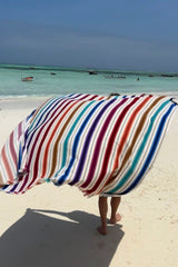Fouta 2-persoons gestreept