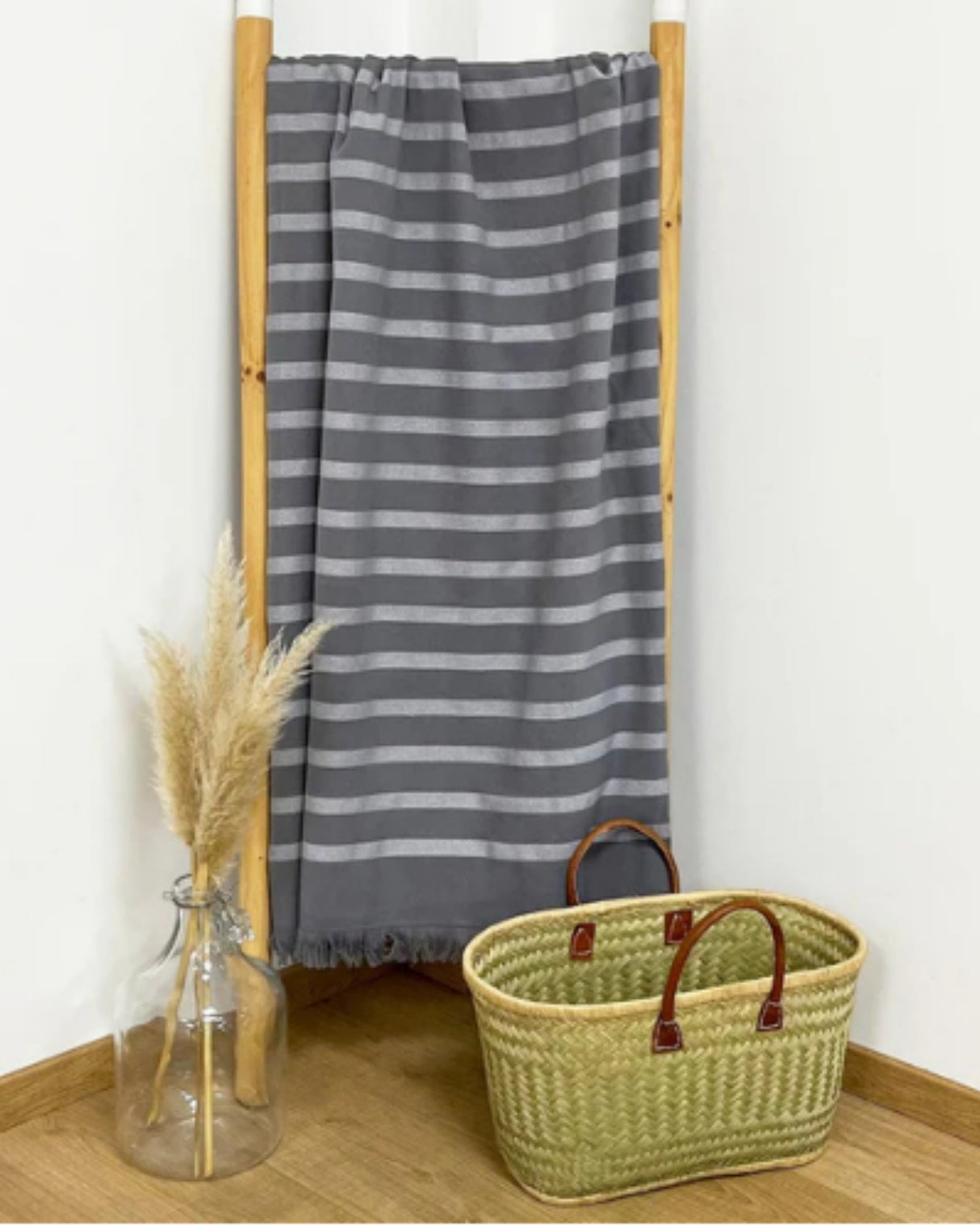 Katoenen fouta met badstof