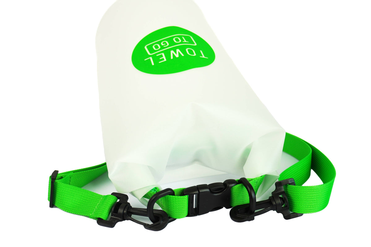Roll N Go waterdichte transparante droogtas, oranje (5 liter)