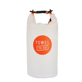 Roll N Go waterdichte transparante droogzak, groen (5 liter)