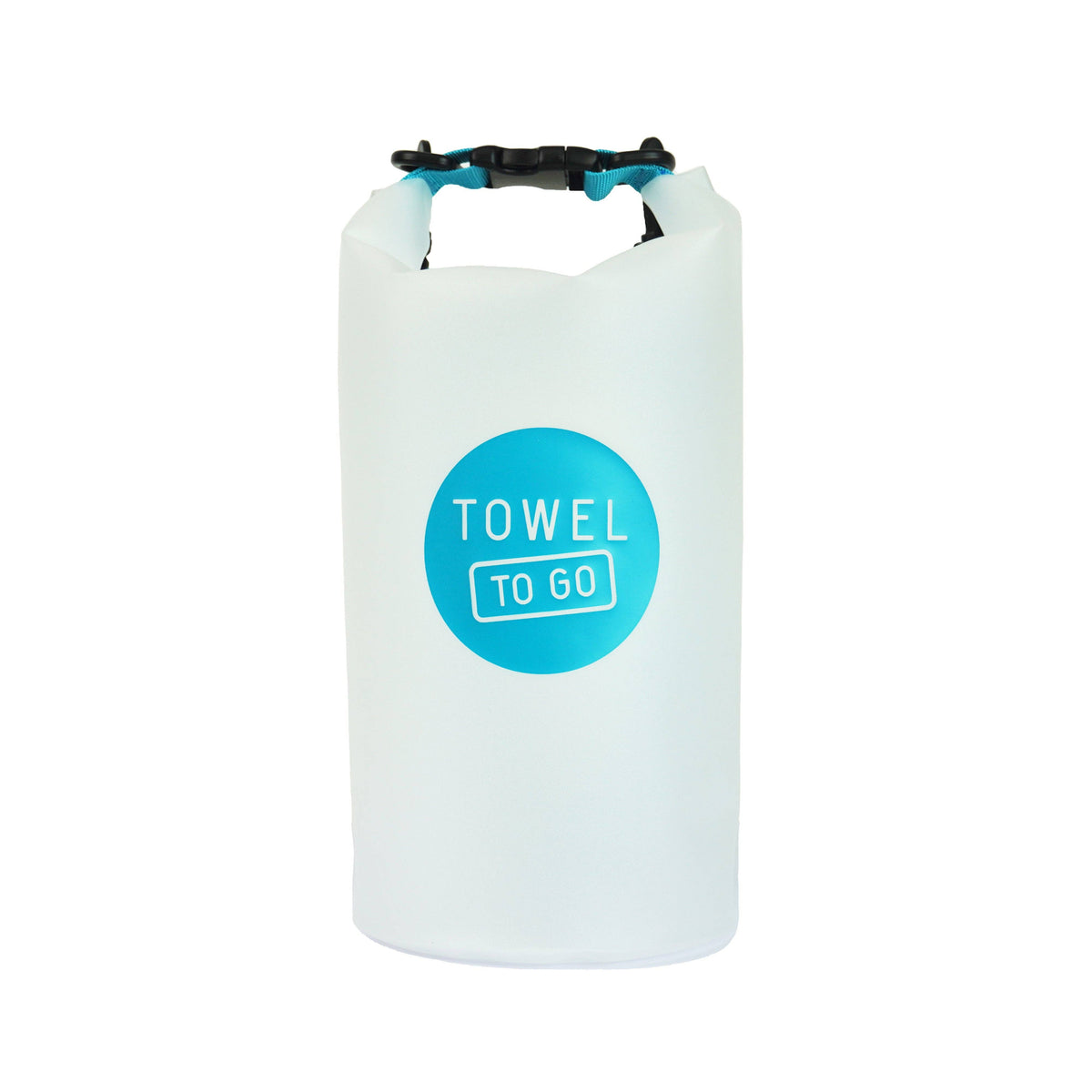 Roll N Go waterdichte transparante droogzak, blauw (5 liter)