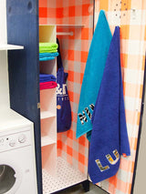 Kinderstrandlaken met naam Patch