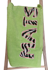 Strandlaken met dierenprint