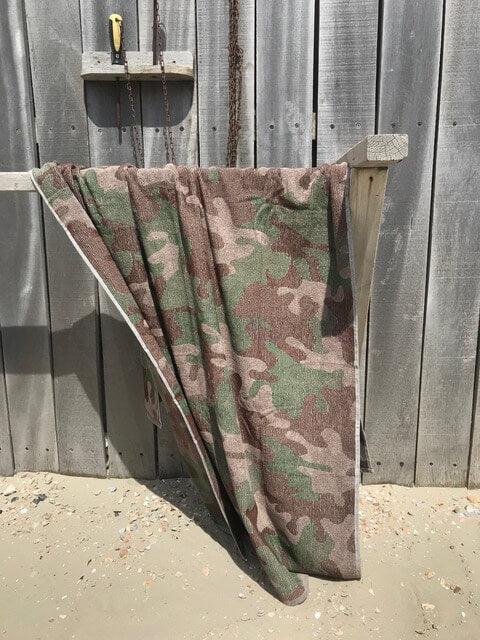 Velours-Strandtuch Camouflage