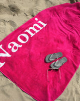 Strandlaken met print