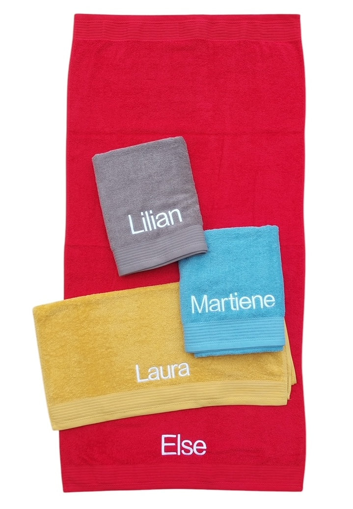 Handdoek borduren 50x100