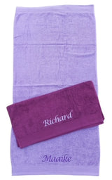 Handdoek borduren 50x100