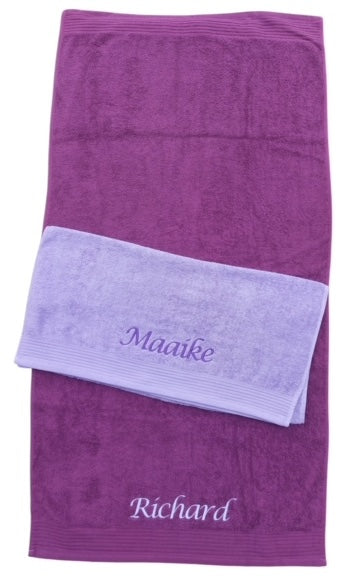 Handdoek borduren 50x100